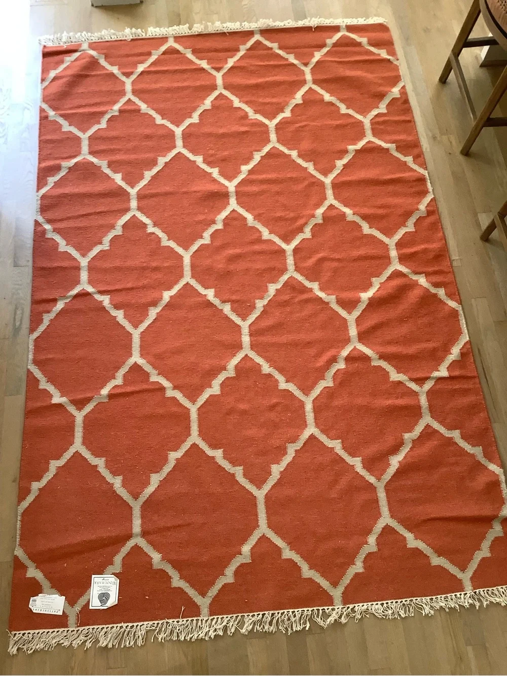 Pottery barn flat weave dhurrie rug ❤️❤️❤️❤️